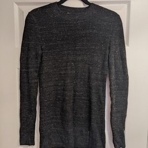 Banana Republic Merino Wool Ribbed Grey Sweater